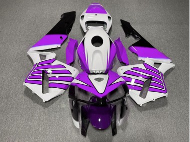 2005-2006 Lila-Weiße Flügel CBR600RR Motorrad Verkleidungen
