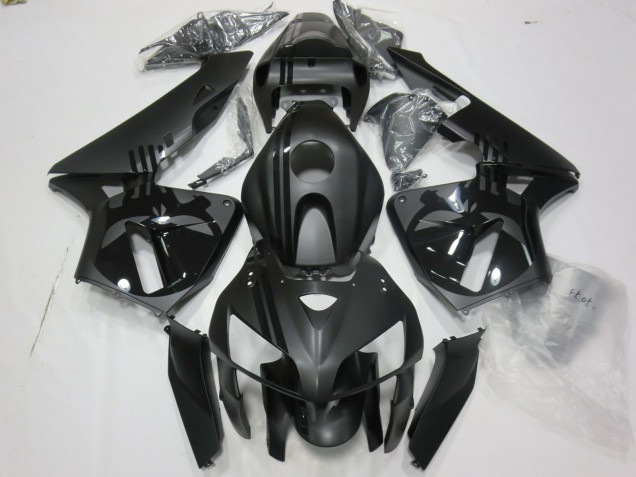 2005-2006 Matt Schwarzer Punisher CBR600RR Motorrad Verkleidungen 2005-2006 Matt Schwarzer Punisher CBR600RR Motorrad Verkleidungen