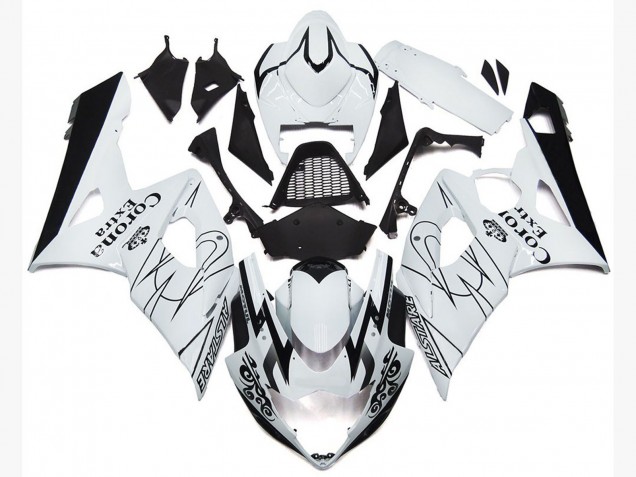 2005-2006 OEM Weißer Corona-Stil GSXR 1000 Motorrad Verkleidungen 2005-2006 OEM Weißer Corona-Stil GSXR 1000 Motorrad Verkleidungen