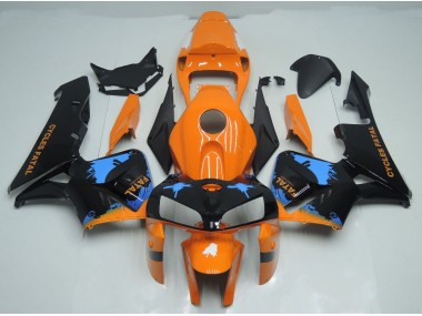 2005-2006 Orange & Schwarz Gespritzt CBR600RR Motorrad Verkleidungen