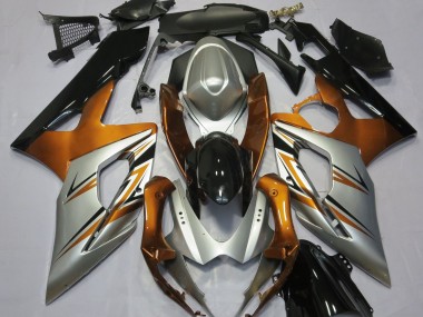 2005-2006 Orange Silber & Schwarz GSXR 1000 Motorrad Verkleidungen