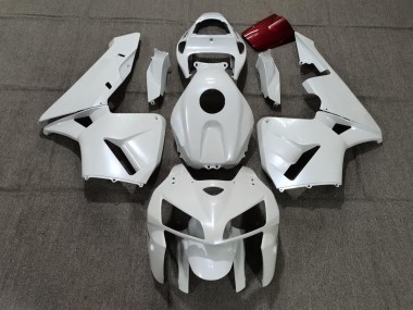 2005-2006 Perlweiss CBR600RR Motorrad Verkleidungen