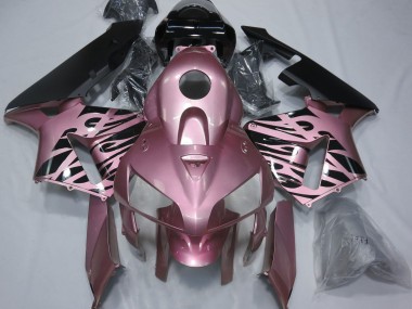 2005-2006 Rosa Flamme CBR600RR Motorrad Verkleidungen