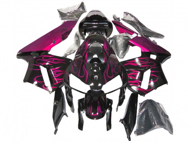 2005-2006 Rosa Glänzend Flame CBR600RR Motorrad Verkleidungen 2005-2006 Rosa Glänzend Flame CBR600RR Motorrad Verkleidungen