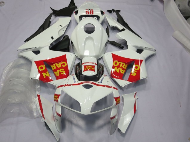 2005-2006 San Carlo 58 CBR600RR Motorrad Verkleidungen 2005-2006 San Carlo 58 CBR600RR Motorrad Verkleidungen