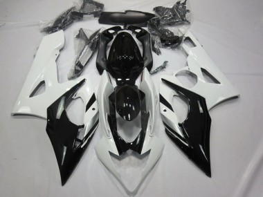 2005-2006 Weiß Schwarz & Silber GSXR 1000 Motorrad Verkleidungen