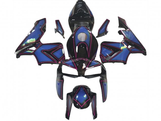 2005-2006 Tiefes Blau & Rosa Umriss CBR600RR Motorrad Verkleidungen 2005-2006 Tiefes Blau & Rosa Umriss CBR600RR Motorrad Verkleidungen