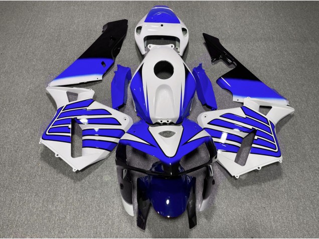 2005-2006 Tiefes Blau & Weiße Flügel CBR600RR Motorrad Verkleidungen 2005-2006 Tiefes Blau & Weiße Flügel CBR600RR Motorrad Verkleidungen