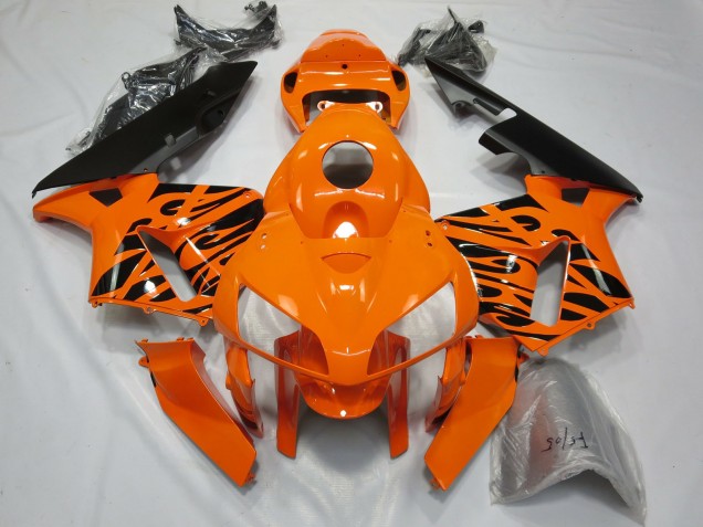 2005-2006 Tribal Orange CBR600RR Motorrad Verkleidungen 2005-2006 Tribal Orange CBR600RR Motorrad Verkleidungen