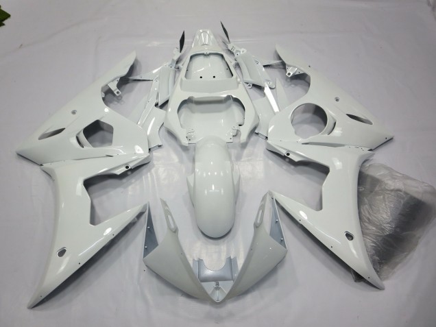 2005 Glänzend Weiß R6 Motorrad Verkleidungen 2005 Glänzend Weiß R6 Motorrad Verkleidungen