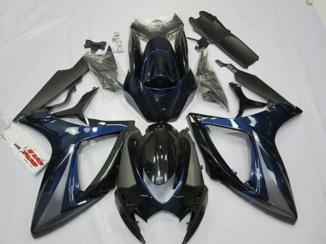 2006-2007 Blau & Grau GSXR 600-750 Motorrad Verkleidungen 2006-2007 Blau & Grau GSXR 600-750 Motorrad Verkleidungen