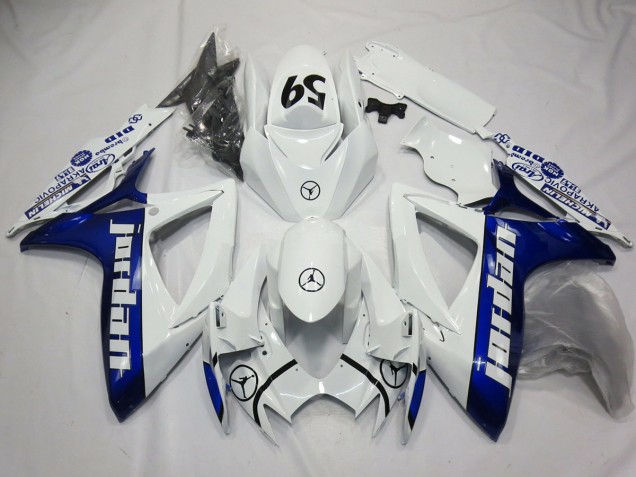 2006-2007 Blau Jordan GSXR 600-750 Motorrad Verkleidungen 2006-2007 Blau Jordan GSXR 600-750 Motorrad Verkleidungen
