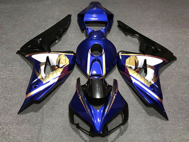 2006-2007 Blau & Orange Bull CBR1000RR Motorrad Verkleidungen