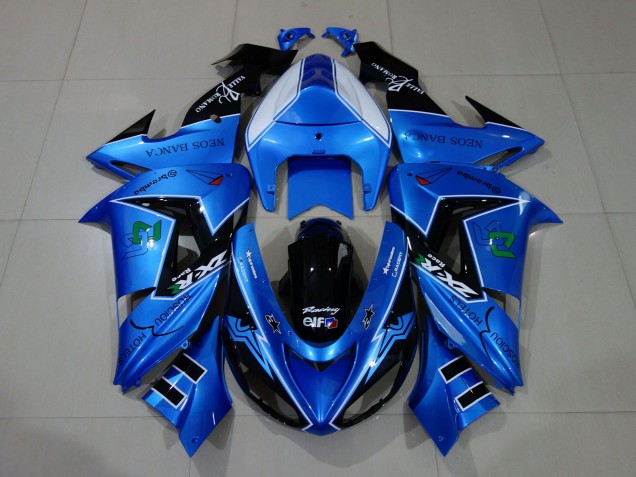 2006-2007 Flüssigblau & Logos ZX10R Motorrad Verkleidungen 2006-2007 Flüssigblau & Logos ZX10R Motorrad Verkleidungen