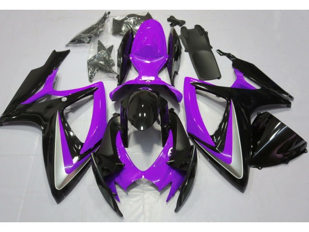 2006-2007 Glanz Lila Ohne Abzeichen GSXR 600-750 Motorrad Verkleidungen 2006-2007 Glanz Lila Ohne Abzeichen GSXR 600-750 Motorrad Verkleidungen