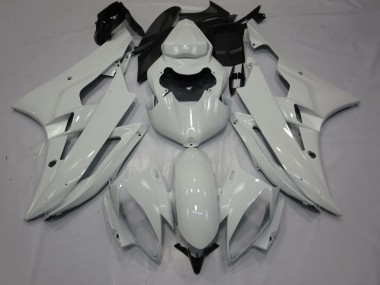 2006-2007 Weiß Glanz R6 Motorrad Verkleidungen