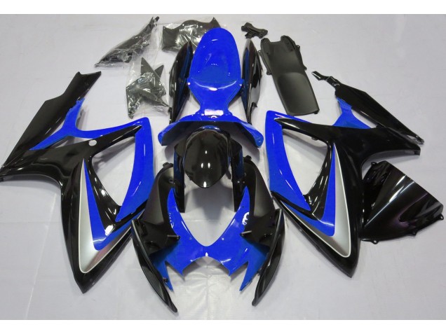 2006-2007 Glänzend Blau Ohne Abzeichen GSXR 600-750 Motorrad Verkleidungen 2006-2007 Glänzend Blau Ohne Abzeichen GSXR 600-750 Motorrad Verkleidungen