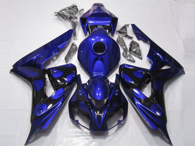 2006-2007 Glänzend Blau & Schwarz CBR1000RR Motorrad Verkleidungen 2006-2007 Glänzend Blau & Schwarz CBR1000RR Motorrad Verkleidungen