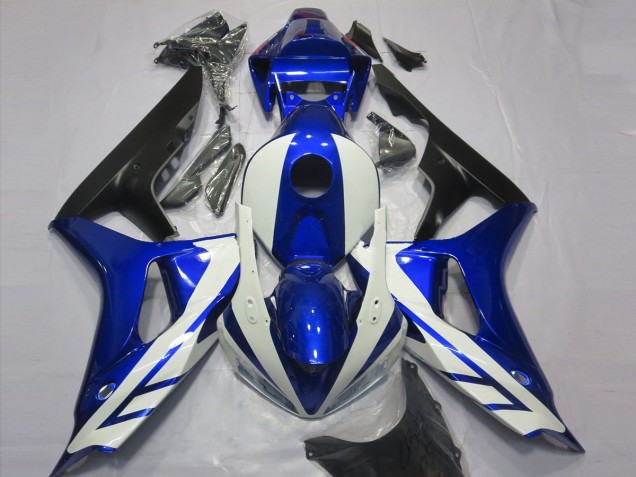 2006-2007 Glänzend Blau & Silber CBR1000RR Motorrad Verkleidungen 2006-2007 Glänzend Blau & Silber CBR1000RR Motorrad Verkleidungen