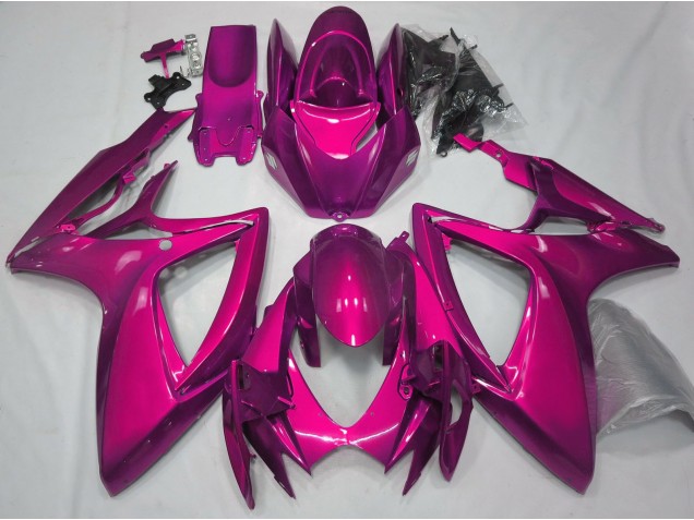 2006-2007 Glanzrosa Schlicht GSXR 600-750 Motorrad Verkleidungen 2006-2007 Glanzrosa Schlicht GSXR 600-750 Motorrad Verkleidungen