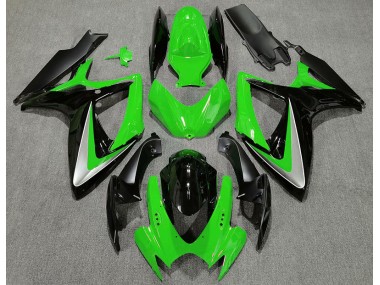 2006-2007 Grün OEM-Stil GSXR 600-750 Motorrad Verkleidungen