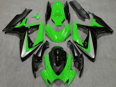 2006-2007 Grün OEM-Stil GSXR 600-750 Motorrad Verkleidungen