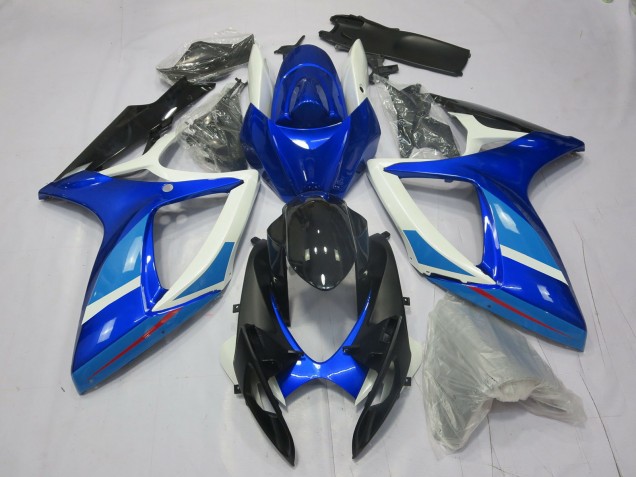 2006-2007 Hell- & Tiefes Blau GSXR 600-750 Motorrad Verkleidungen 2006-2007 Hell- & Tiefes Blau GSXR 600-750 Motorrad Verkleidungen