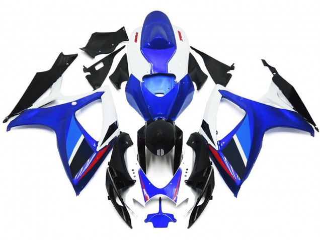 2006-2007 Hellblau & Tiefes Blau OEM Stil Mit Rot GSXR 600-750 Motorrad Verkleidungen 2006-2007 Hellblau & Tiefes Blau OEM Stil Mit Rot GSXR 600-750 Motorrad Verkleidungen