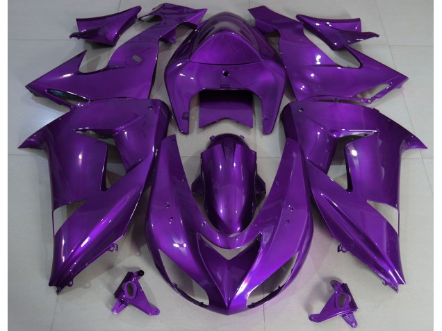 2006-2007 Lila Schlicht ZX10R Motorrad Verkleidungen 2006-2007 Lila Schlicht ZX10R Motorrad Verkleidungen