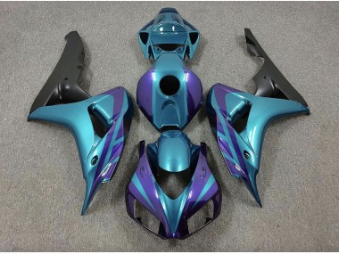 2006-2007 Lila & Smaragd CBR1000RR Motorrad Verkleidungen
