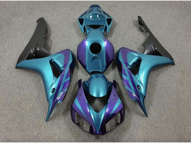 2006-2007 Lila & Smaragd CBR1000RR Motorrad Verkleidungen 2006-2007 Lila & Smaragd CBR1000RR Motorrad Verkleidungen