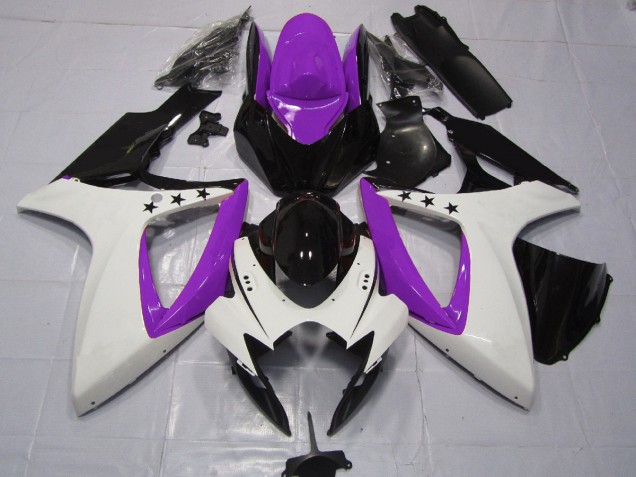 2006-2007 Lila Stern GSXR 600-750 Motorrad Verkleidungen 2006-2007 Lila Stern GSXR 600-750 Motorrad Verkleidungen