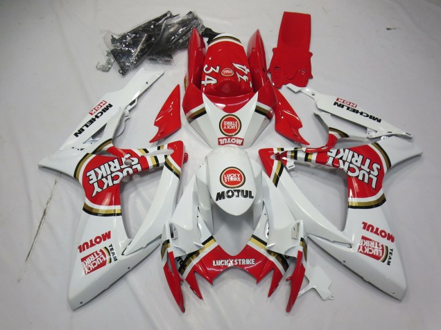 2006-2007 Lucky Strike GSXR 600-750 Motorrad Verkleidungen 2006-2007 Lucky Strike GSXR 600-750 Motorrad Verkleidungen