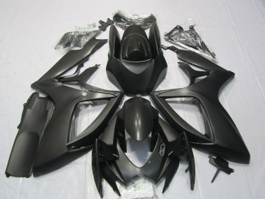 2006-2007 Matt Schwarz GSXR 600-750 Motorrad Verkleidungen