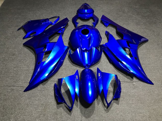 2006-2007 Metallic Blau Schlicht R6 Motorrad Verkleidungen 2006-2007 Metallic Blau Schlicht R6 Motorrad Verkleidungen