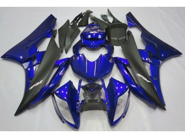 2006-2007 Metallic Blau & Schwarz R6 Motorrad Verkleidungen
