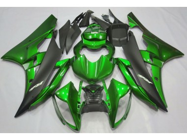 2006-2007 Metallic Grün & Schwarz R6 Motorrad Verkleidungen