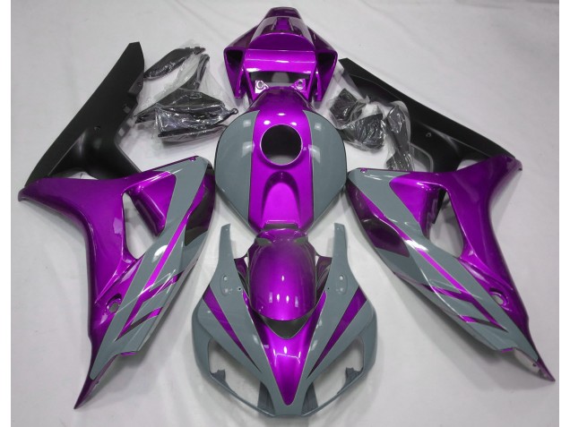 2006-2007 Nardo Grau & Lila CBR1000RR Motorrad Verkleidungen 2006-2007 Nardo Grau & Lila CBR1000RR Motorrad Verkleidungen