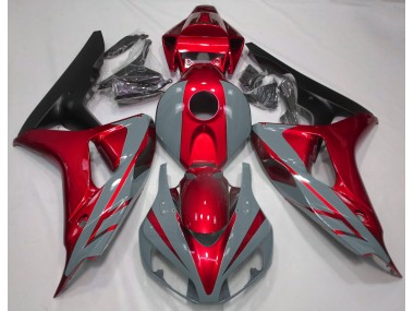 2006-2007 Nardo Grau & Rot CBR1000RR Motorrad Verkleidungen