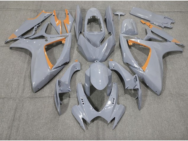 2006-2007 Nardo & Orangefarbener Rand GSXR 600-750 Motorrad Verkleidungen 2006-2007 Nardo & Orangefarbener Rand GSXR 600-750 Motorrad Verkleidungen