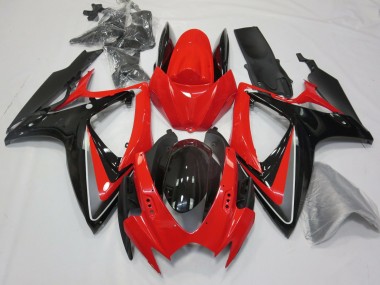 2006-2007 OEM Stil Rot GSXR 600-750 Motorrad Verkleidungen