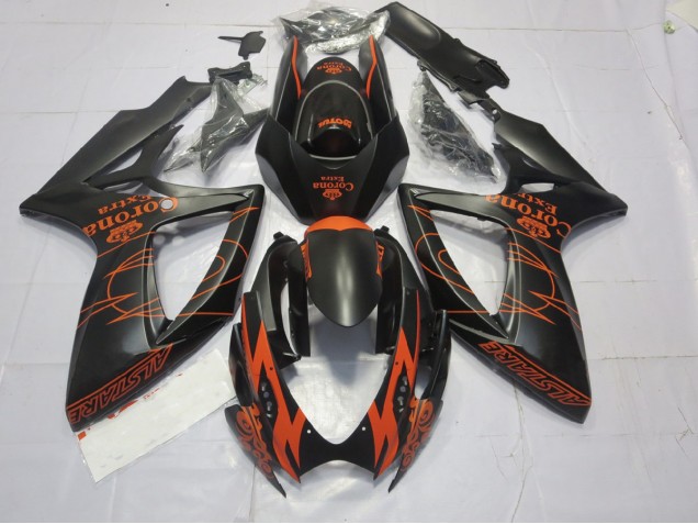 2006-2007 Orange Matt GSXR 600-750 Motorrad Verkleidungen 2006-2007 Orange Matt GSXR 600-750 Motorrad Verkleidungen
