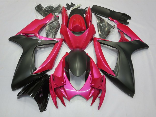 2006-2007 Pink & Matt GSXR 600-750 Motorrad Verkleidungen 2006-2007 Pink & Matt GSXR 600-750 Motorrad Verkleidungen