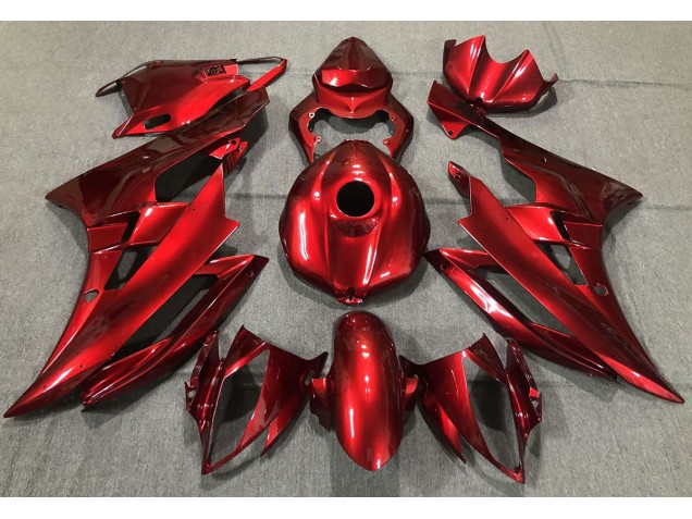 2006-2007 Rot Glänzend R6 Motorrad Verkleidungen 2006-2007 Rot Glänzend R6 Motorrad Verkleidungen