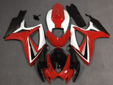 2006-2007 Rot Stil GSXR 600-750 Motorrad Verkleidungen