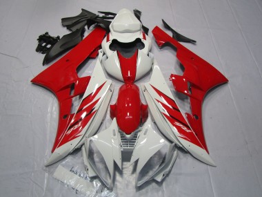 2006-2007 Rot-Weißer Stil R6 Motorrad Verkleidungen