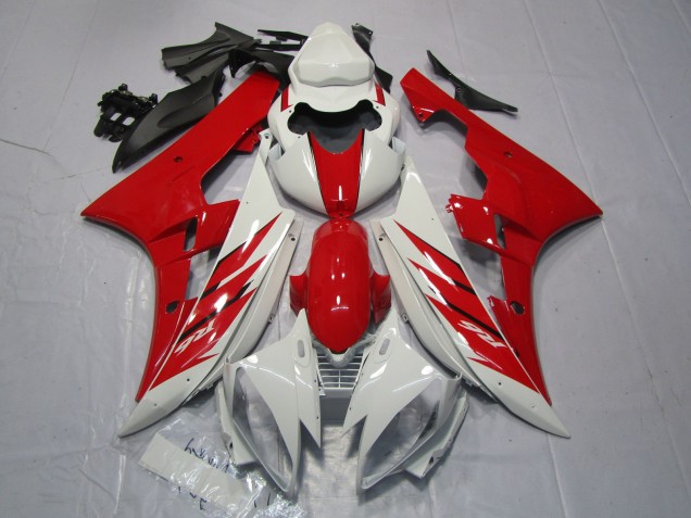 2006-2007 Rot-Weißer Stil R6 Motorrad Verkleidungen 2006-2007 Rot-Weißer Stil R6 Motorrad Verkleidungen