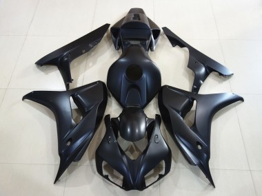 2006-2007 Schlichte Matt Schwarz CBR1000RR Motorrad Verkleidungen