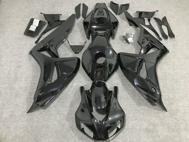 2006-2007 Schwarz Glänzend CBR1000RR Motorrad Verkleidungen 2006-2007 Schwarz Glänzend CBR1000RR Motorrad Verkleidungen