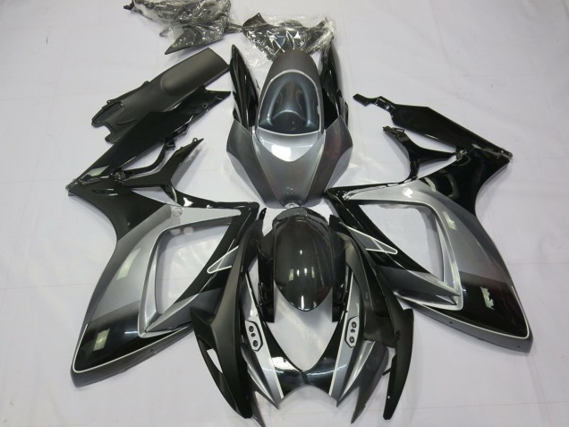 2006-2007 Schwarz Kit GSXR 600-750 Motorrad Verkleidungen 2006-2007 Schwarz Kit GSXR 600-750 Motorrad Verkleidungen